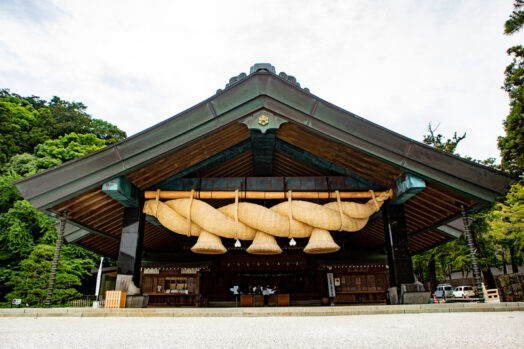 出雲大社_しめ縄_紙垂_神社_神社風景_本殿内