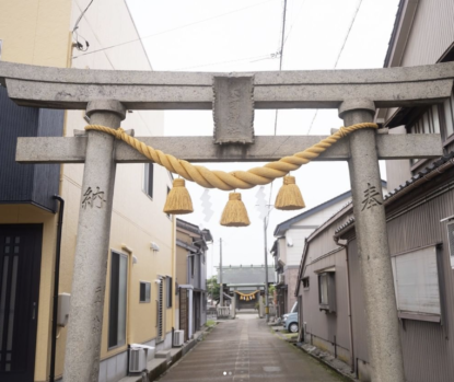 木町神社　しめ縄　サイズ　大きさ　鳥居

