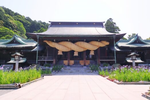 しめ縄　出雲大社　藁　神社　参拝 
