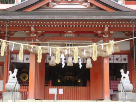 しめ縄 神社 藁 紙垂 お参り