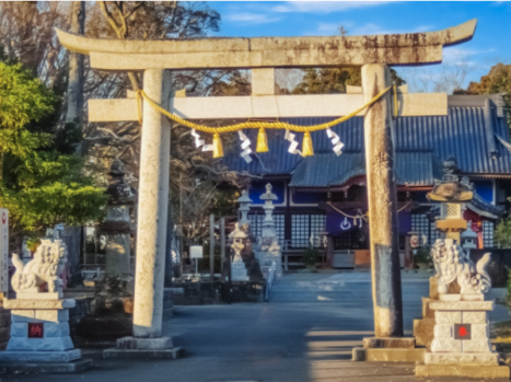 しめ縄 　藁 　紙垂 　神社　風景　鳥居
