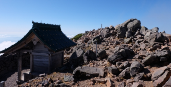 白山信仰 白山 山岳信仰 山頂