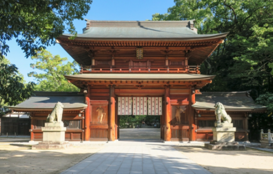 三島　大山祇信仰の祭神　神社　寺　風景
