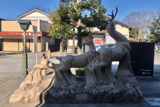 鹿 置き物 奈良県 奈良公園