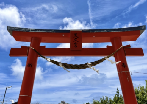 神社_鳥居_風景_しめ縄_明神鳥居の特徴
