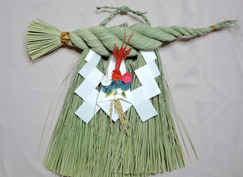 しめ縄_紙垂_藁_神社_小さい