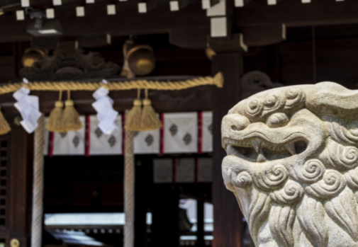 しめ縄_紙垂_神社_鳥居