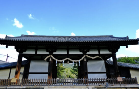 しめ縄のある神社_藁_
お参り_紙垂