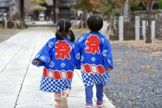 おまつり_子供_神社