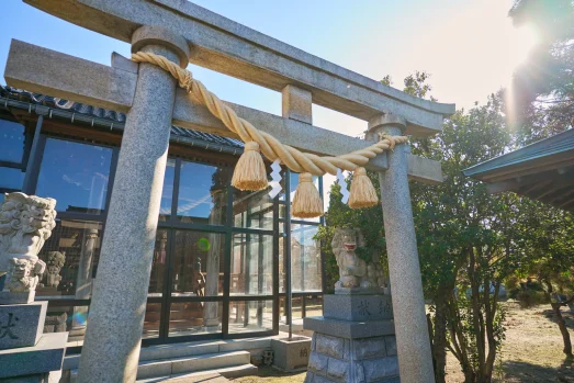鳥居用しめ縄 No.059|富山県射水市の折橋商店(創業明治43年)が製造する大型しめ縄