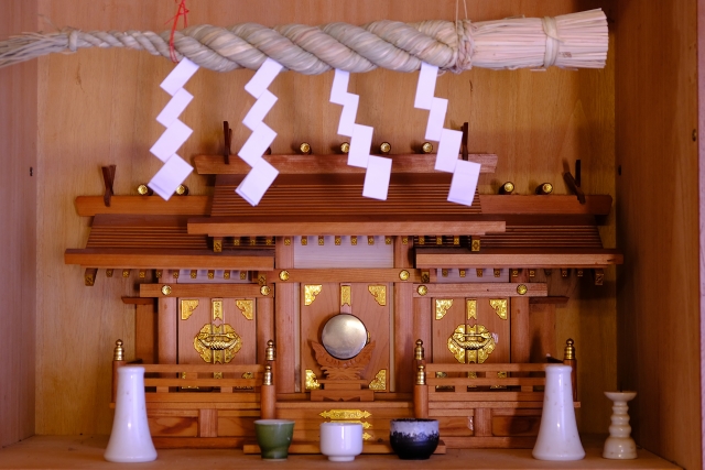 しめ縄 神棚　紙垂　藁　
