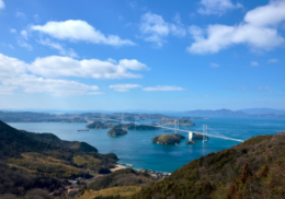 三島　大山祇信仰　風景　海