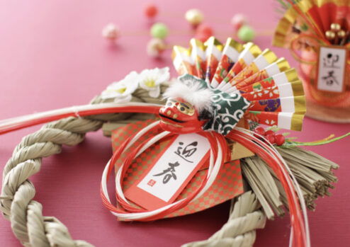 しめ縄_新年_藁_お正月_しめ飾り
